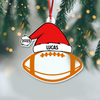 Personalised Baseball Volleyball Sports with Santa Hat Christmas Ornament LM32 893987