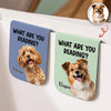 What Are You Reading - Custom Dog Photo Leather Magnetic Bookmark For Book Lovers, Dog Lovers CH07 899528