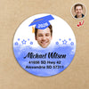 Custom Face Graduation 2026 Return Address Personalized Roll Sticker HA75 920446