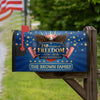 Custom Family Name 250 Years of Freedom 1776–2026 Semiquincentennial Mailbox Cover LM32 897831