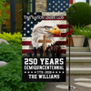 Custom Family Name One Nation Under God 1776 2026 Semiquincentennial 250 Years American Garden Flag HO82 900886