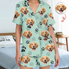 Custom Dog Face Photo Short Pajamas Gift For Dog Lovers CH07 910348