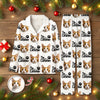 Custom Puppy Photo The Cat Father with Pawprints Design - Personalized Pajamas LM32 895755