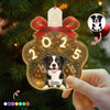Custom Cute Dog Photo Personalized Dog Paw Christmas Led Ornament CH07 896778