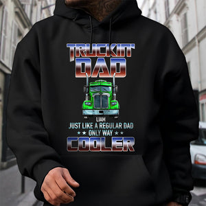 Personalized Cool Trucker Dad Dark Shirt For Car Lover TH10 894509