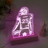 Personalized Football Player LED Night Light Football Team Gift CH07 899460