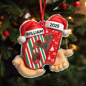 Custom Name and Year 67 Acrylic Ornament Funny Six Seven Ornament Christmas Gift CH07 899158