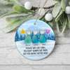 Custom Photo 2D Friendship Sea Glass Christmas Ceramic Ornament Gift For Besties HO82 900306