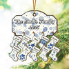 Custom Name Family With Pet - Personalized Wood Ornament LM32 895377