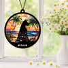 Custom Floral Dog Memorial Suncatcher Gift For Dog Lovers TH10 894307