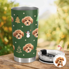 Custom Photo Christmas - Personalized Fat Tumbler Gift for Dog Cat Lovers TH10 894425