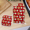 Personalized Pet Photo with Cute Pattern Oven Mitt, Custom Gift for Pet Lovers LM32 899229