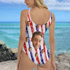 Custom Funny Face America Bathing Swimsuit Summer Party Gift CH07 895880