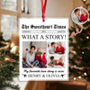 Custom Photo The Sweetheart Times Acrylic Ornament Christmas Gift For Couples HO82 894852