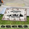 Making Memories One Campsite At A Time Personalized Patio Rug With Coconut Tree Pattern HO82 894332