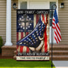 Custom Family Name God Family Country Patriot 1776-2026 Garden Flag CH07 910604