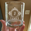 Custom Name And Established Whiskey Glass Gift For Dad TH10 894495