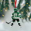 Custom Name Number Personalized Kid Hockey Player Acrylic Ornament HA75 897874