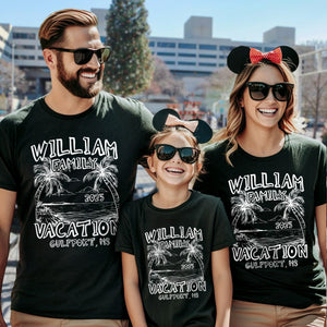 Custom Family Vacation Shirts 2025 – Matching Family Trip Dark Shirts LM32 895977