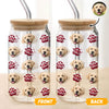 Custom Face Dog Cat With Paw Glass Can With Lid Gift For Dog Cat Lover HA75 898336