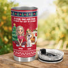 A Girl And Her Dog Christmas Fat Tumbler TH10 896333