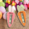 Custom Name Easter Carrot Wood Money Holder Ornament CH07 910470