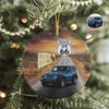 Custom Car Photo Route 66 Ceramic Ornament For Car Lover TH10 896033