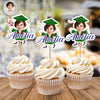 Custom Face Graduation Cupcake Topper - Congrats Grad Party Favors, Senior Cake Decor HO82 901496