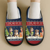 Personalized A Girl And Her Dog Slipper For Dog Lover TH10 896335