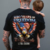 250 Years Of Freedom We The People 1776-2026 Eagle Patriotic Back Shirt HA75 920194