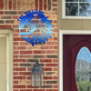 Custom Family Name Patriotic Native Eagle Metal House Metal Sign, Patriotic Wall Art HO82 901160