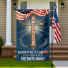 Custom Family Name Blessed to See 200 & 250 Years Bicentennial Semiquincentennial Christian Garden Flag HO82 901936