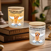 Custom Photo Forever In My Heart Memorial Glass Jar With LED Candle LM32 893503