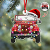 Custom Car Photo Acrylic Ornament For Christmas TH10 894439
