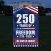 250 Years Of Freedom Custom Family Name Garden Flag CH07 896308