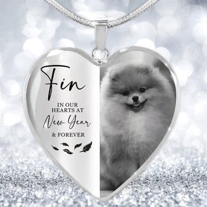 Custom Photo Always In Our Hearts At And Forever Memorial Necklace LM32 897505