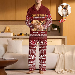 Custom Photo Christmas Is Better Pajamas For Dog Cat Lovers TH10 896107