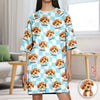 Custom Photo Nightgown Gift For Dog Owners TH10 898701