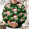 Custom Funny Cat Face Ugly Sweater Christmas Gift HA75 897210