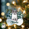 Custom Photo Cat Paw Shaped Acrylic Ornament Christmas Gift For Cat Lovers HA75 897062