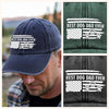 Best Dog Dad Ever Paw American Flag Washed Denim Baseball Cap CH07 895934