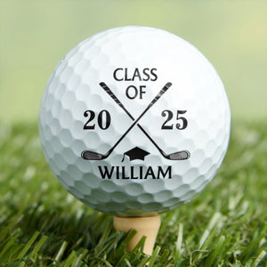 Custom Name Class Of 2026 Golf Ball Gift For Graduation LM32 897651