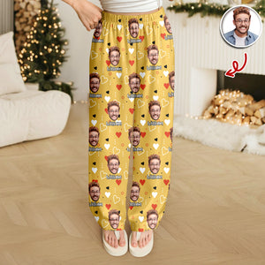 Custom Face Sweatpants Couple Gift, Valentine's Day Gift HA75 898402
