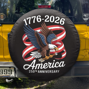 America 250Th Anniversary 1776-2026 Eagle Us Flag Tire Cover HO82 900968