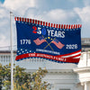 America 250th Semiquincentennial Anniversary House Flag CH07 910142