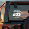 Personalized Happy Campers Camping Car Window Decal Sticker CH07 910368