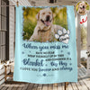 Custom Photo Dog Cat Miss Me No Fear Memorial Blanket HA75 920662