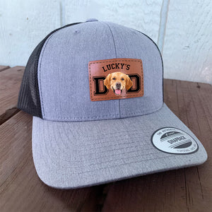 Custom Dog Cat Photo Dad Leather Patch CH07 895956