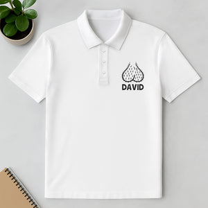 Custom Name Sack Ball Personalized Polo Shirt Funny Gifts for Men CH07 910198