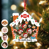 Custom Family Face With Pet Christmas Shaker Ornament CH07 896916